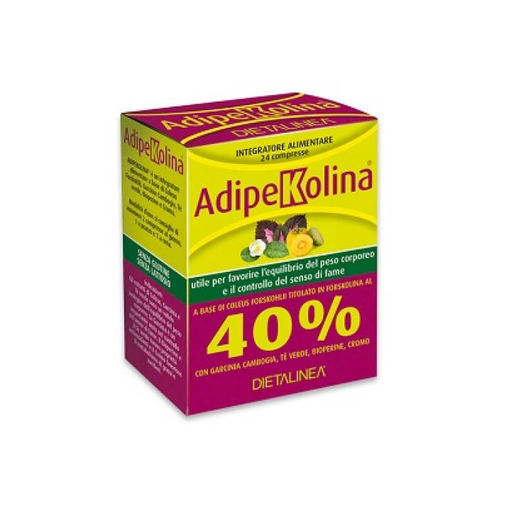 Adipekolina 24 Compresse - Integratore Alimentare