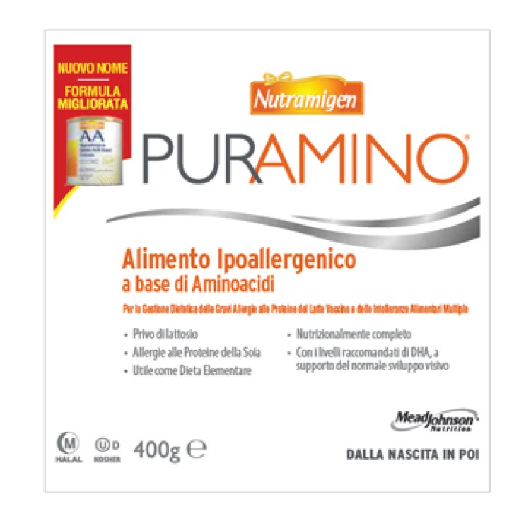 Nutramigen Puramino Latte in Polvere Ipoallergenico 400 grammi 