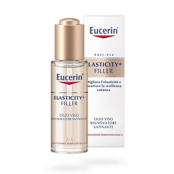 Eucerin Elasticity + Filler Olio Viso Rinnovatore Satinante 30 ml