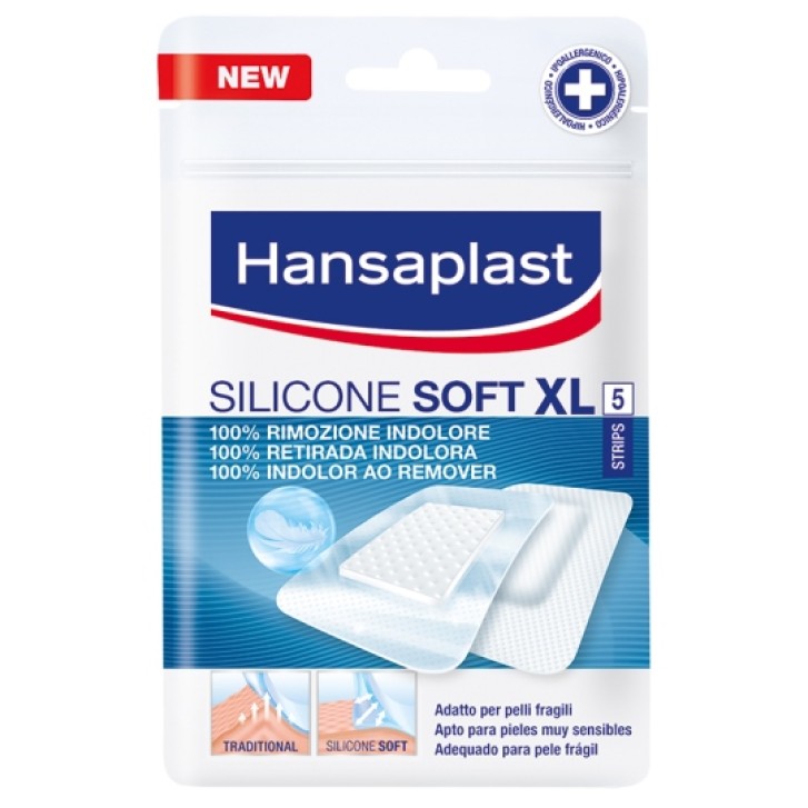 Hansaplast Cerotti Silicone Soft XL 5pz