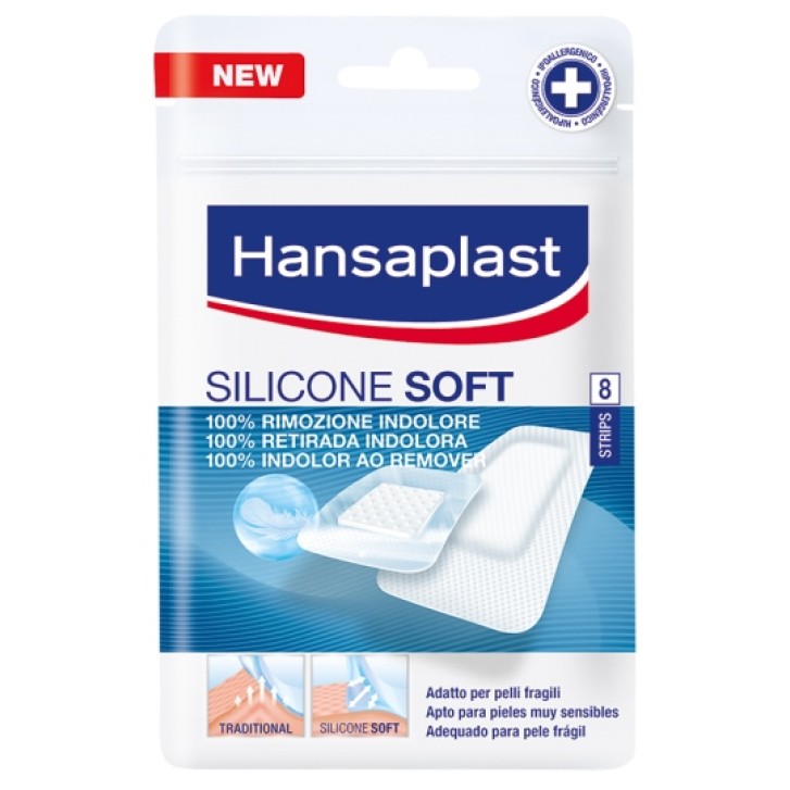 Hansaplast Cerotti Silicone Soft 8pz