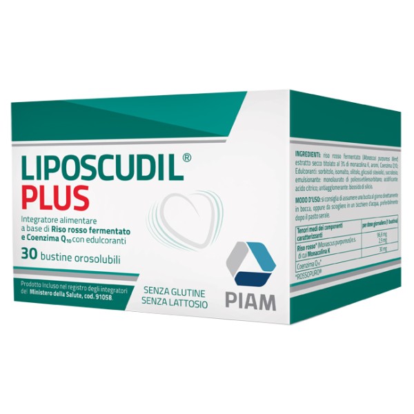 Liposcudil Plus 30 Bustine - Integratore per il Colesterolo