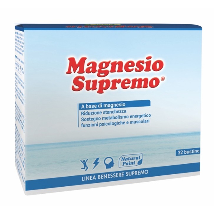 Natural Point Magnesio Supremo 32 Bustine - Integratore Alimentare
