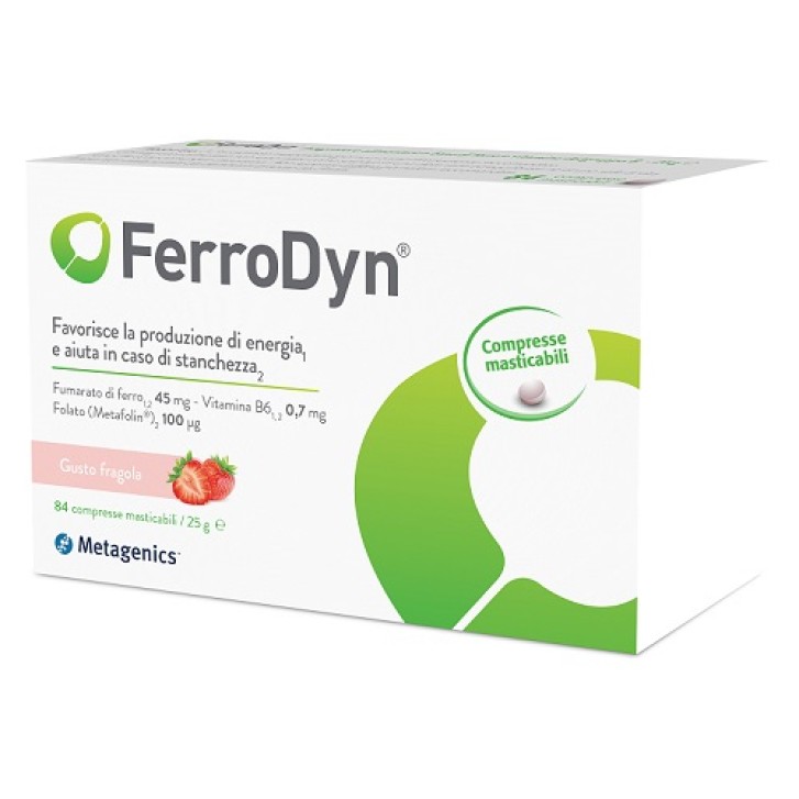 FerroDyn 84 Capsule Masticabili - Integratore Alimentare