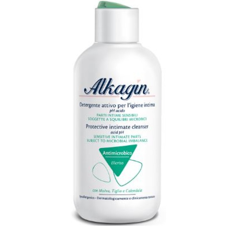 Alkagin Detergente Intimo Antimicrobico con pH Acido 250 ml
