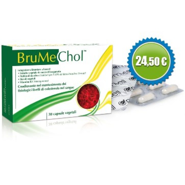 Brumechol 30 Capsule vegetali - Integratore per il Colesterolo