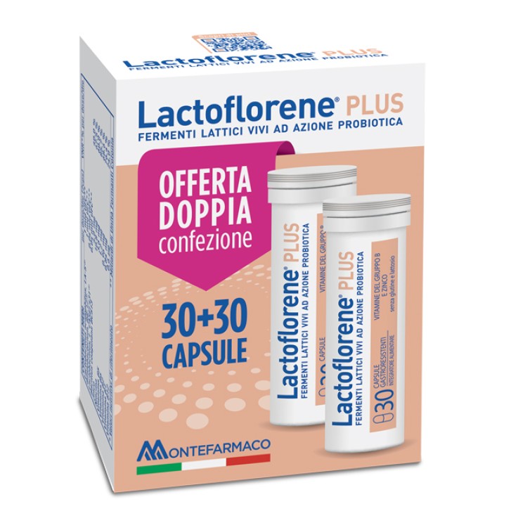 Lactoflorene Plus Bipack 30 + 30 Capsule - Integratore Fermenti Lattici