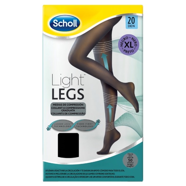 Dr. Scholl Light Legs 20 Denari Nero XL