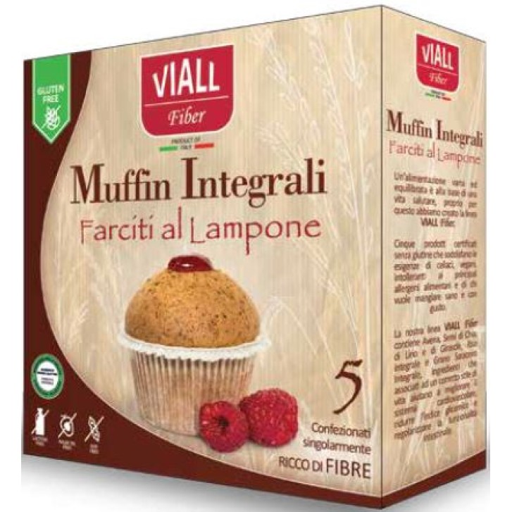 Viall Fiber Muffin Lamponi 185 grammi