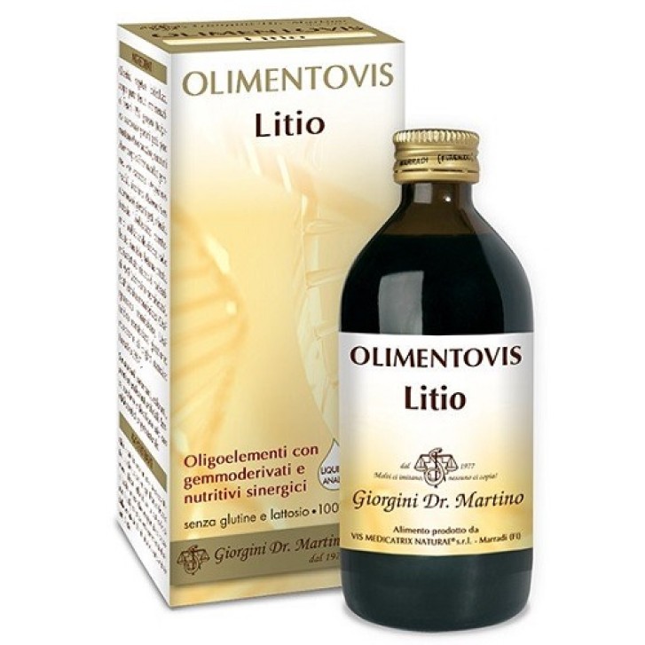 Olimentovis Litio 200 ml Dr. Giorgini - Oligoelementi con Gemmoderivati e Nutritivi Sinergici