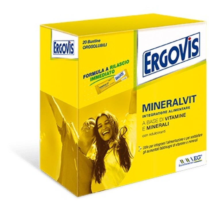 Ergovis Mineralvit 20 Bustine - Integratore Alimentare