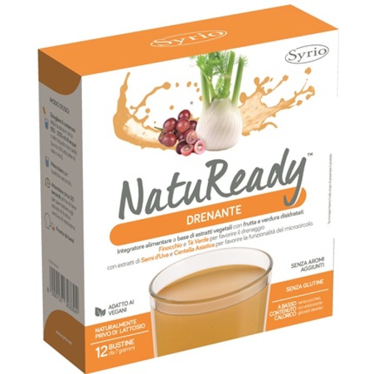 Natuready Drenante 12 Bustine - Integratore Alimentare