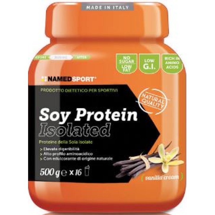 Named Sport Soy Protein Isolate Delicious Vaniglia 500 grammi - Integratore Proteico