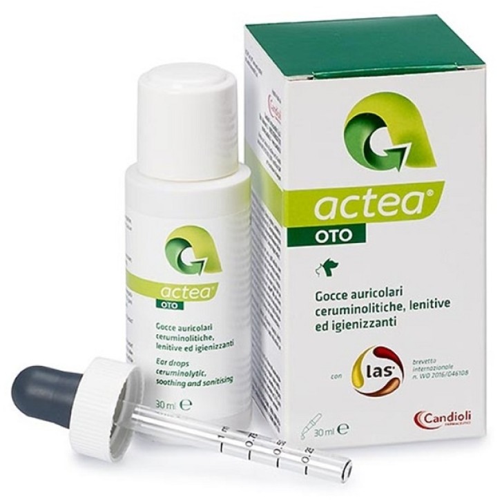 Actea Oto Emulsione Gocce Auricolari Veterinarie 30 ml