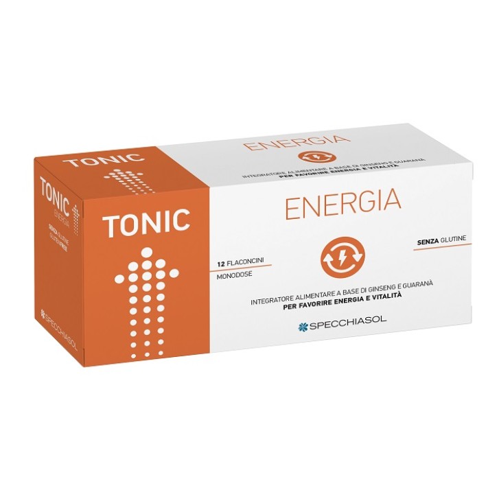 Specchiasol Tonic Energia 12 Flaconcini 10 ml - Integratore Alimentare