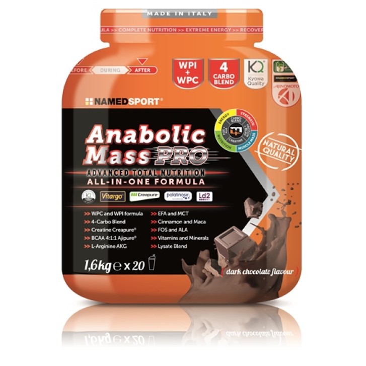 Named Sport Anabolic Mass Pro 1600 grammi - Integratore Alimentare