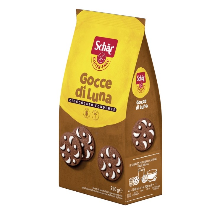 Schar Gocce di Luna Biscotti al Cacao 175 grammi