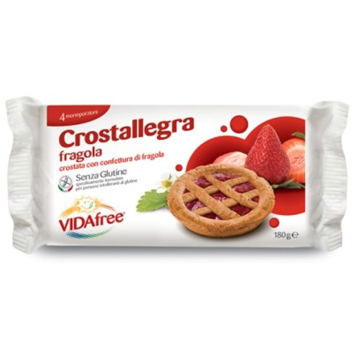 Vidafree Crostallegra Fragola 180 grammi