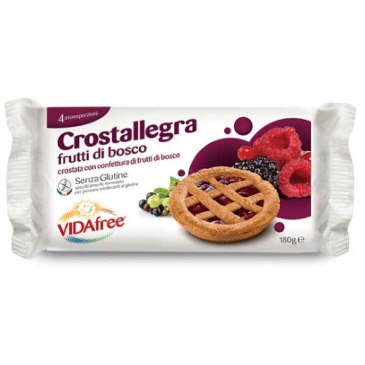 Vidafree Crostallegra Frutti di Bosco 180 grammi