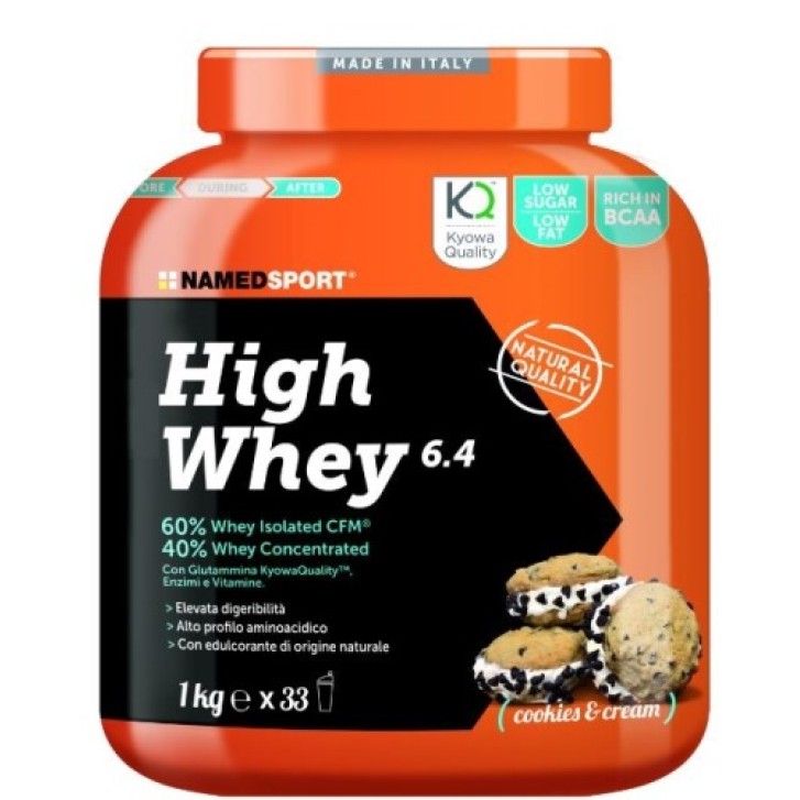 Named Sport High Whey Cookies & Cream 1 Kg - Integratore di Proteine