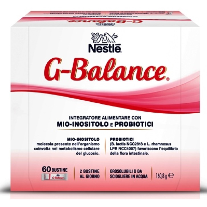 Nestle' G-Balance 60 Bustine - Integratore di Mio-Inositolo e Probiotici