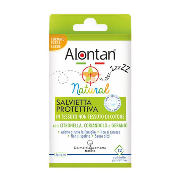 Alontan Natural Salviette Protettive 12 Pezzi