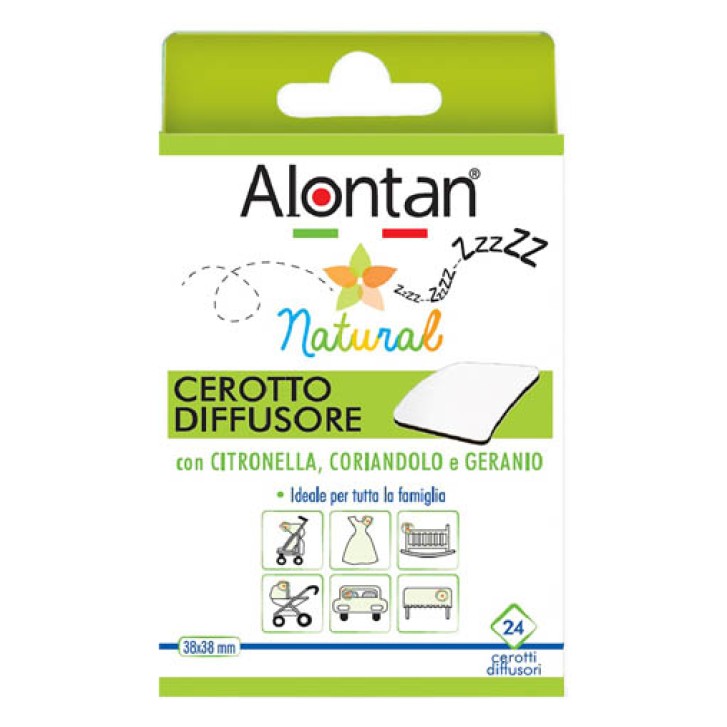 Alontan Natural Cerotto Antizanzare 24 Pezzi