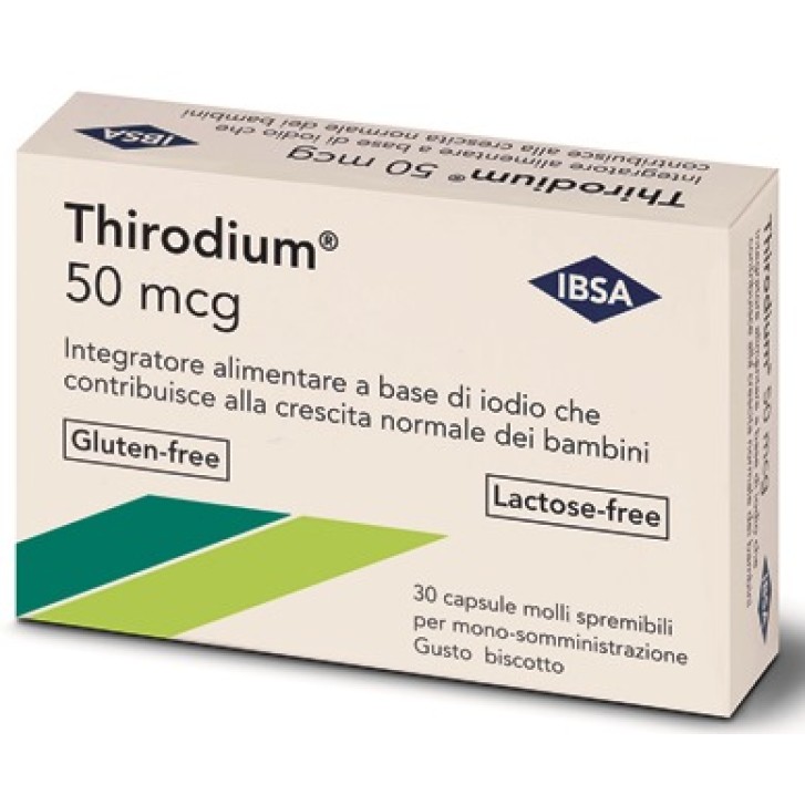 Thirodium 50 mcg 30 Capsule - Integratore a Base di Iodio
