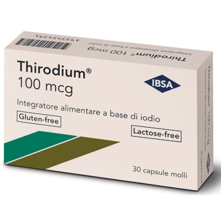Thirodium 100 mcg 30 Capsule - Integratore a Base di Iodio