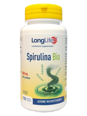 Longlife Spirulina Bio 100 Capsule Vegetali - Integratore Controllo Peso Corporeo