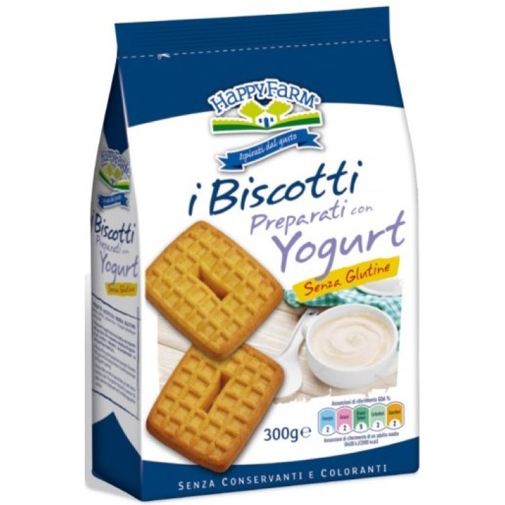 Happy Farm Biscotti Yogurt Senza Zuccheri 300 grammi