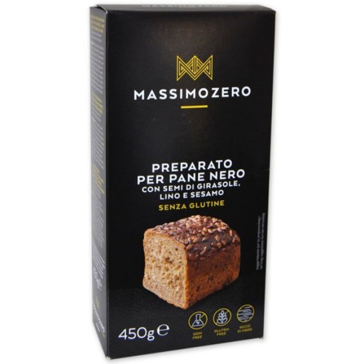 Massimo Zero Preparato Pane Nero 450 grammi