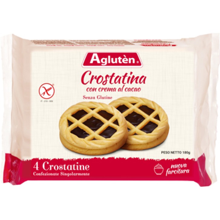Agluten Crostatina con Crema al Cacao Senza Glutine 180 grammi