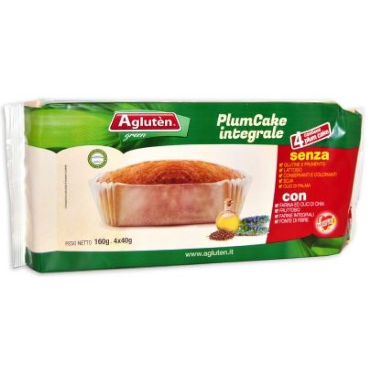 Agluten Plum Cake Integrale Senza Glutine 160 grammi