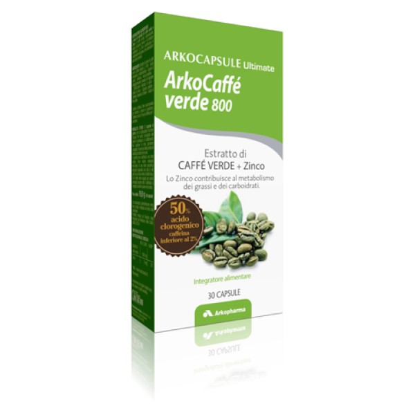 ArkoCaffe' Verde 800  30 Capsule - Integratore Antiossidante
