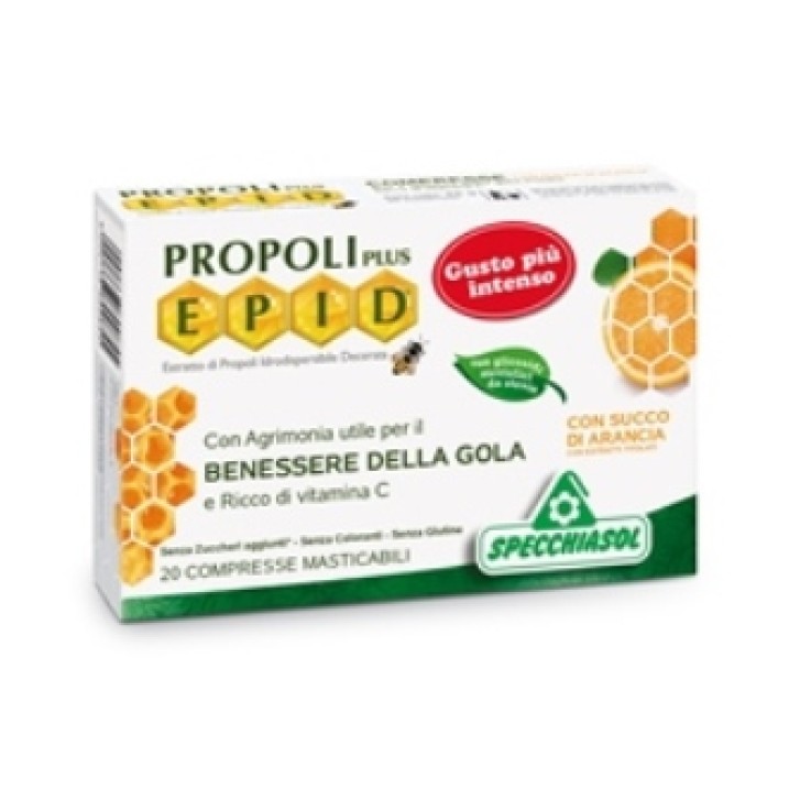 Specchiasol Epid Propoli Arancia 20 Compresse - Integratore Alimentare