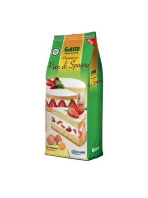 Giusto Senza Glutine Preparato per Pan di Spagna Gluren Free 480 grammi