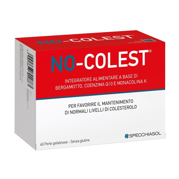 Specchiasol No Colest Formula Potenziata 40 Perle - Integratore per il Colesterolo