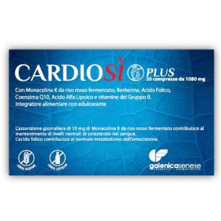 CardioSi' Plus 20 Compresse - Integratore per il Colesterolo