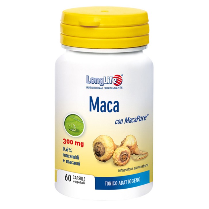 Longlife Maca 60 Capsule - Integratore Tonico Energizzante