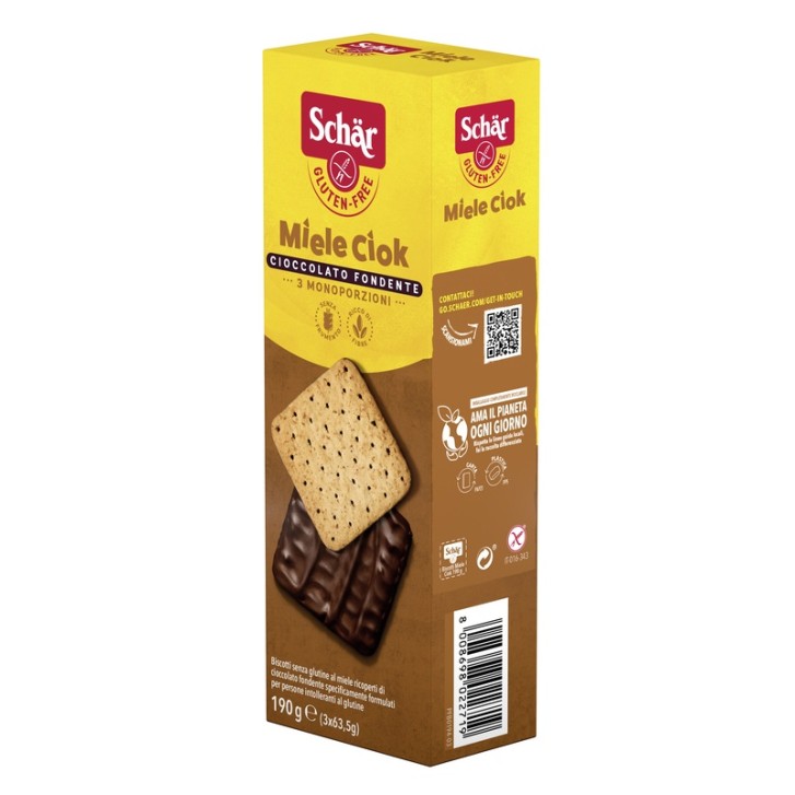 Schar Biscotti Miele Cioccolato 190 grammi