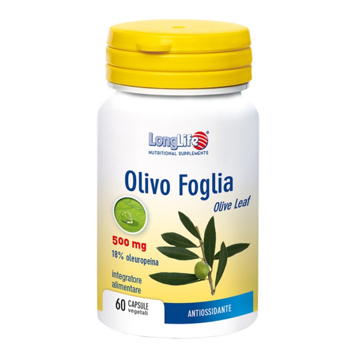 Longlife Olivo Foglia 60 Capsule - Integratore Antiossidante