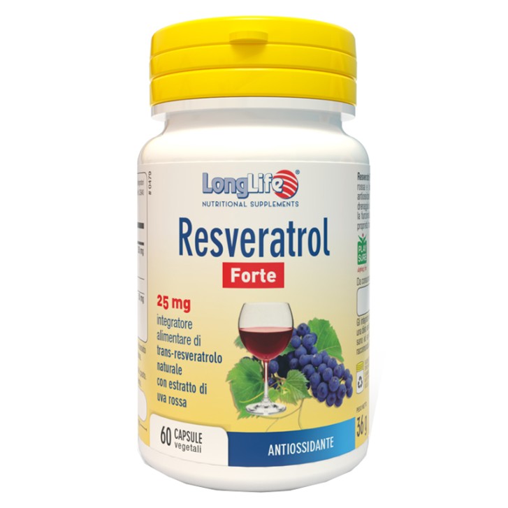 Longlife Resveratrol Forte 60 Capsule - Integratore Antiossidante