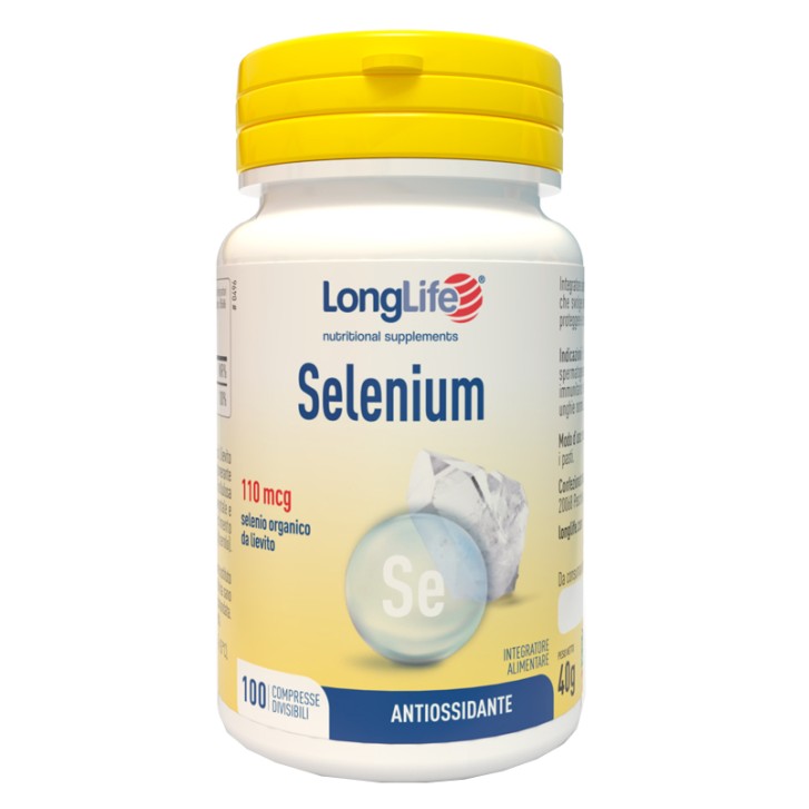 Longlife Selenium 100 Compresse - Integratore Antiossidante