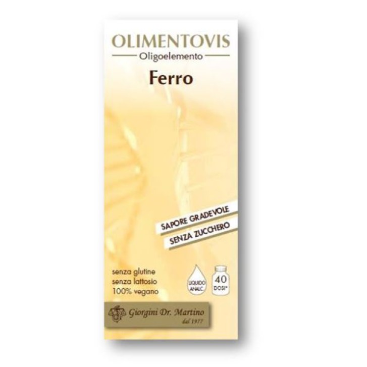 Olimentovis Ferro 200 ml Dr. Giorgini - Oligoelementi con Gemmoderivati e Nutritivi Sinergici