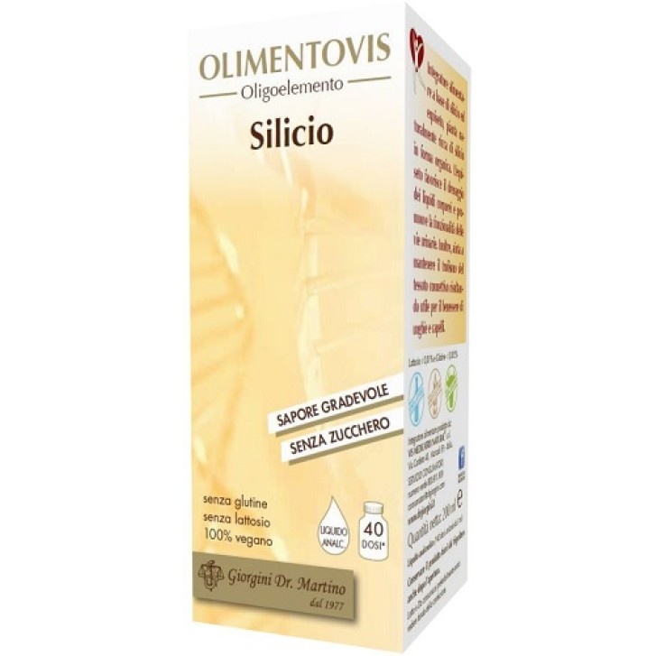 Olimentovis Silicio 200 ml Dr. Giorgini - Oligoelementi con Gemmoderivati e Nutritivi Sinergici