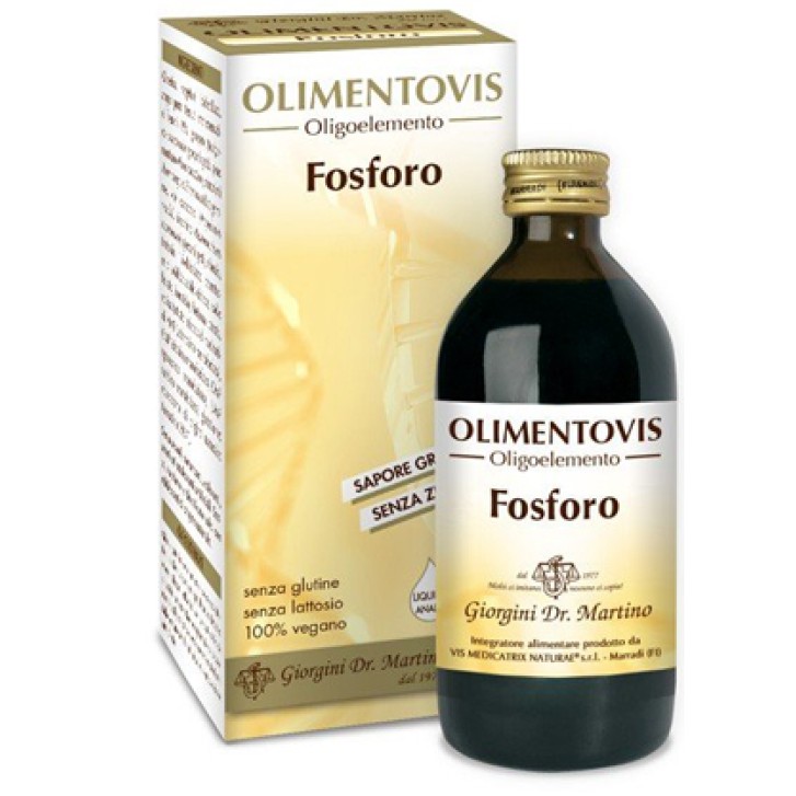 Olimentovis Fosforo 200 ml Dr. Giorgini - Oligoelementi con Gemmoderivati e Nutritivi Sinergici
