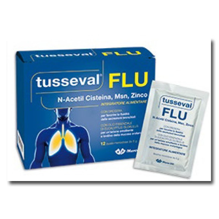 Tusseval Flu Viti 12 Buste - Integratore Fluidificante