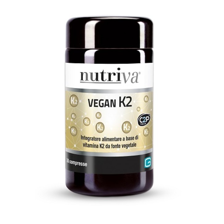 Nutriva Vegan K2 30 Compresse - Integratore Vitamina K2