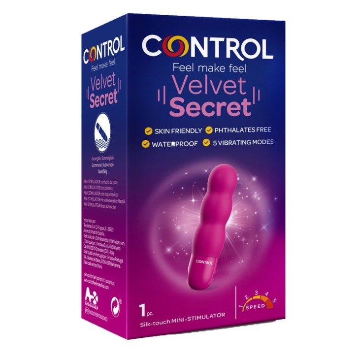Control Velvet Secret Stimolatore con Pila